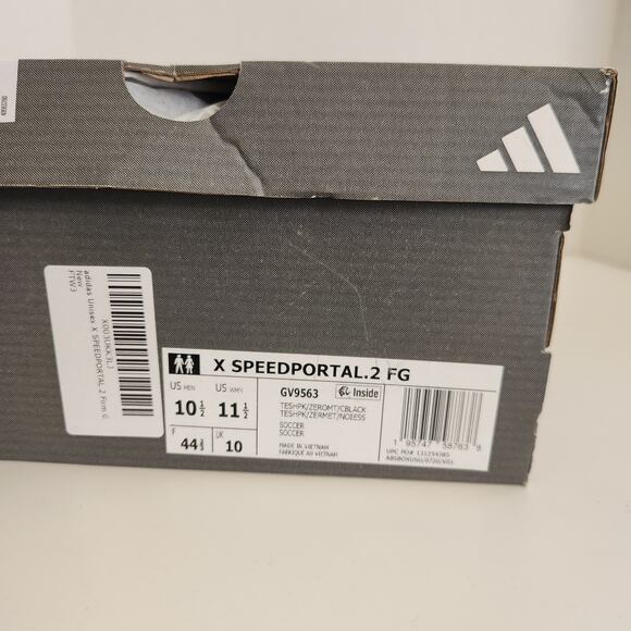 adidas Unisex X SPEEDPORTAL.2 Firm Ground Soccer Shoe, 10.5 US Men main image 4